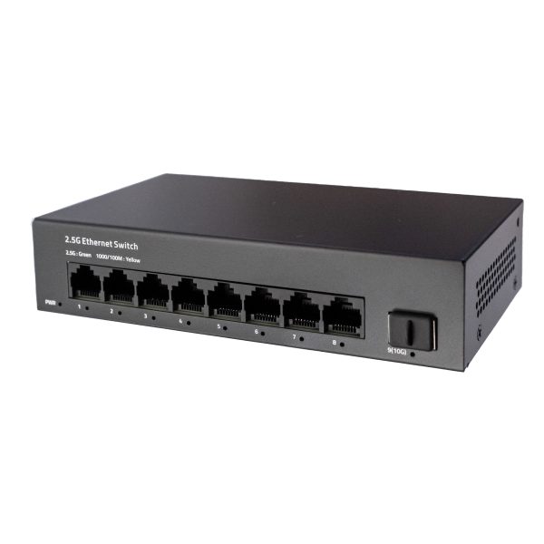 PNET-8E1F-WM Switch 8x 2.5G + 1x 10G SFP Administrable