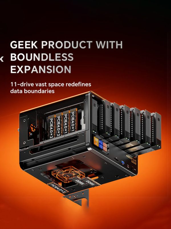 Aoostar WTR MAX | 11-bay NAS system | Ryzen 7 PRO 8845HS