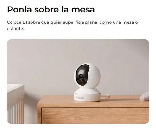 Cámara Reolink E1 Pro 4MP 2K+ | Wi-Fi Dual Band
