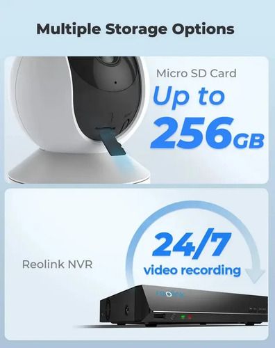 Cámara Reolink E1 Pro 4MP 2K+ | Wi-Fi Dual Band