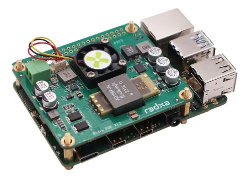 Hat PoE 25W Raspberry Pi 5 - 802.3af/at - Radxa