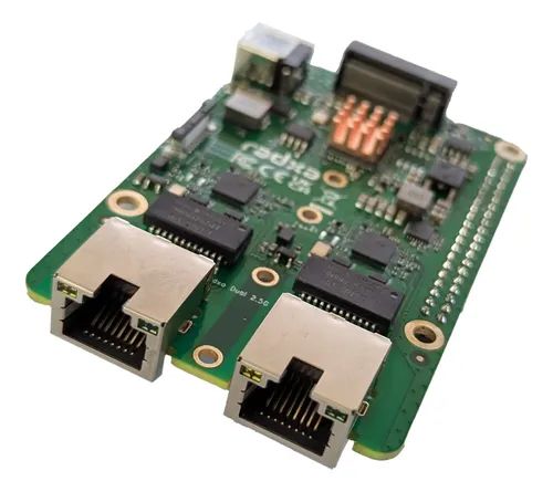 Hat Raspberry Pi 5 - M.2 NVMe + 2x 2.5G Ethernet - Radxa