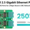 Hat Raspberry Pi 5 - M.2 NVMe + 2x 2.5G Ethernet - Radxa