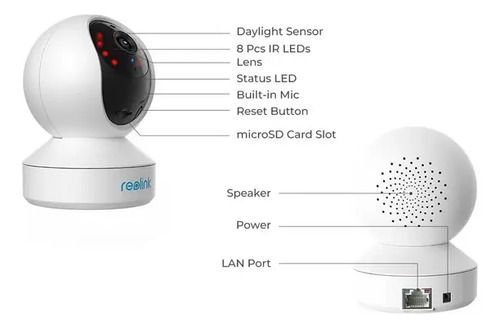 MLA2704625578_img9 Cámara Reolink E1 Wi-Fi 3MP 2K | Pan-Tilt, Audio