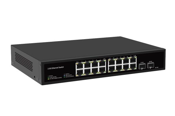 PNET-16E2F | Switch 16x 2.5G + 2x 10G SFP+ Pulse Networks