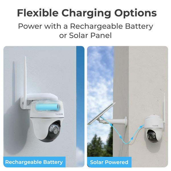 Reolink Cámara Solar WiFi Exterior Argus Eco 2K Kit