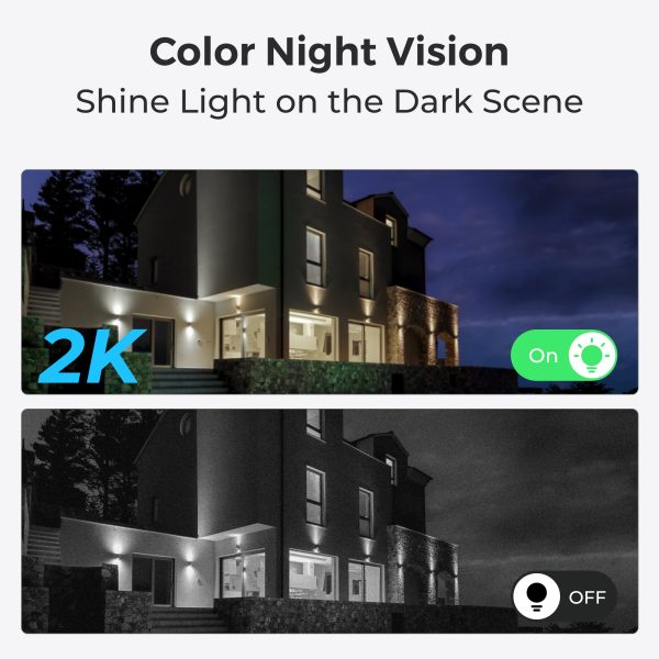 Cámara WiFi Exterior Reolink Lumus 2K 4MP | Visión Nocturna Color
