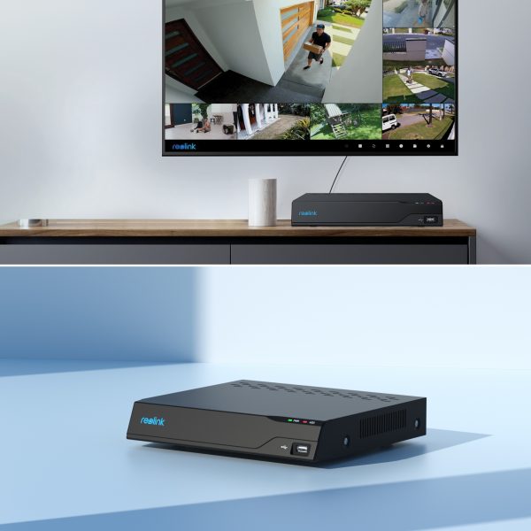 NVR Reolink 8 Canales 2TB PoE para Cámaras de Seguridad