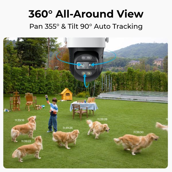 Cámara Reolink TrackMix PoE 4K | PTZ 360 Doble Lente, IA