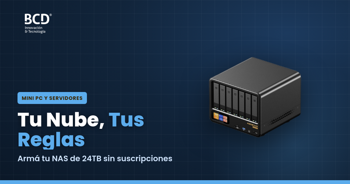 Guía: Armá tu Primer NAS Casero con 24TB y Dejá de Pagar la Nube