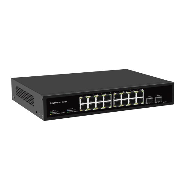 PNET-16E2F | Switch 16x 2.5G + 2x 10G SFP+ Pulse Networks