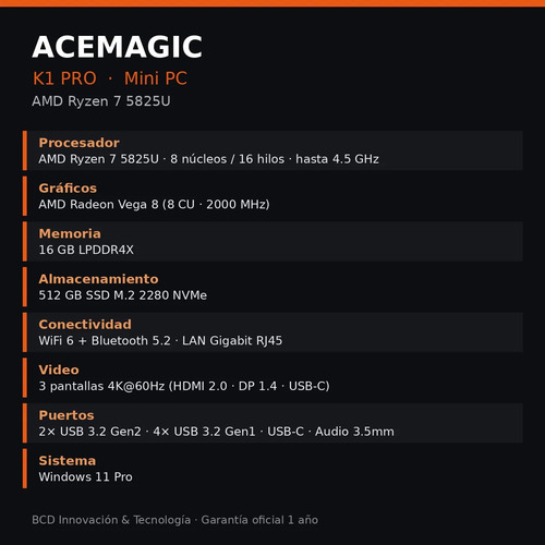 D_932547-MLA113921832791_062026-O.jpg Mini PC Acemagic K1 Pro Ryzen 7 5825U 16GB RAM 512GB SSD