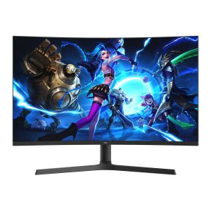 Monitor gamer curvo NPC 32 pulgadas QHD 165Hz de frente Monitor gamer curvo NPC 32 pulgadas QHD 165Hz de frente
