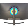 Parte trasera del monitor NPC 32" con iluminación RGB circular