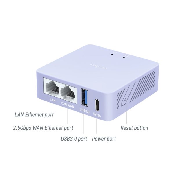 GL.iNet GL-MT2500 puertos