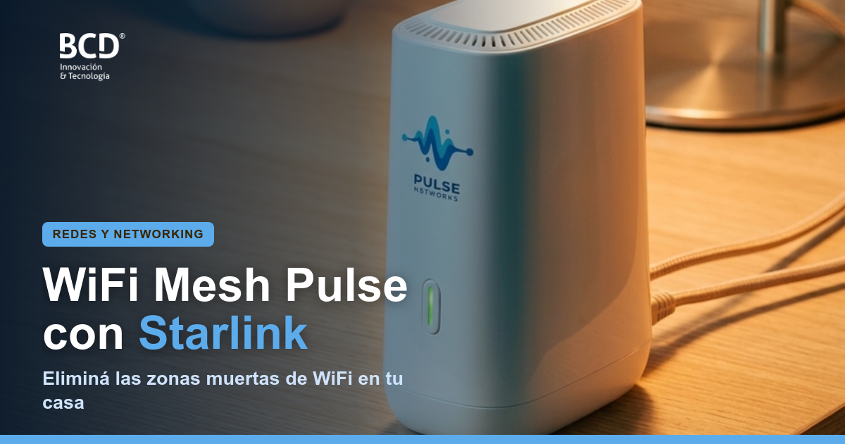 Configurar WiFi Mesh Pulse con Starlink: Chau zonas sin señal